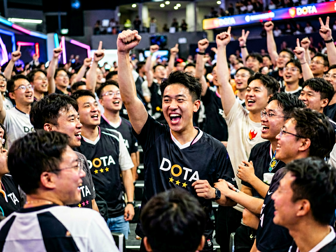DOTA2国际邀请赛现场观众热情高涨